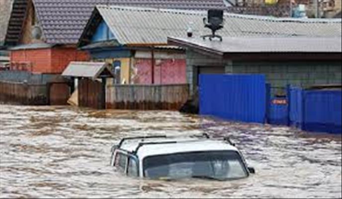 Նոր Նորքում մեքենաները հայտնվել են ջրի տակ